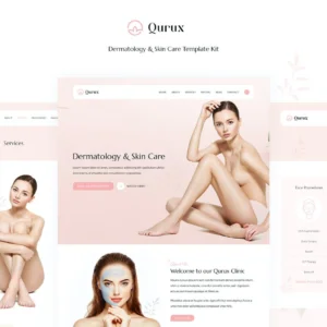 皮肤病和皮肤护理模板工具包