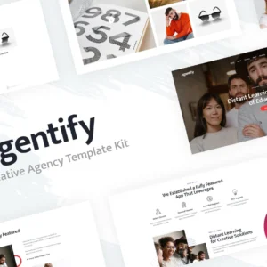 个人创意作品集 Elementor Template Kit