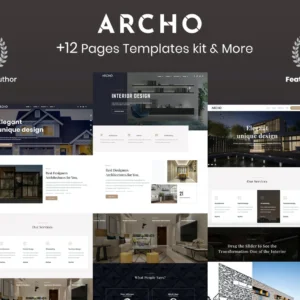 建筑与室内 Elementor Template Kit