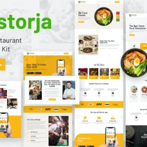 餐厅和食品 Elementor Template Kit