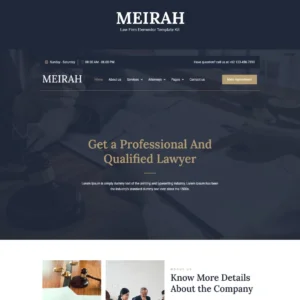 律师事务所 Elementor Template Kit