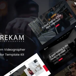 现代摄影师Elementor模板工具包