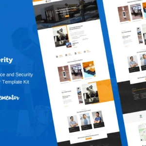 CCTV 和安全摄像机 Elementor Template Kit