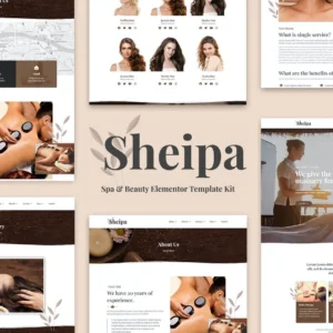 水疗和美容 Elementor Template Kit