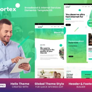 宽带与互联网服务s Elementor Template Kit